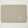Tapete Banheiro Antiderrapante Algodão Macio Kit 2 Peças Bege - 2
