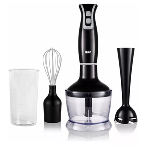 Mixer 3 em 1 Turbo Multifuncional Processador Bak Preto 220v
