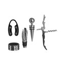 Ver imagem 3 de Kit Acessórios para Abrir Vinho com Estojo Livro - Hauskraft