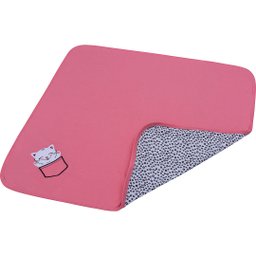 Manta para Bebê em Malha Algodão Pimpolho:rosa Escuro - 2