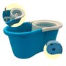 Balde Mop Centrifuga Esfregão com Refil extra Azul - 2