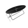 Mesa de Centro Herval Ivy, 50x120 cm, Preta - 2
