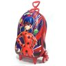 Mochila de Rodinha Miraculous Ladybug 3D de Rodinhas Max Toy - Vermelho - 4