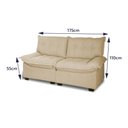 Ver imagem 3 de Sofá 2 Lugares Coliseu Bouclê - King House