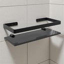 Ver imagem 1 de Porta Shampoo Prateleira de Vidro 10x25