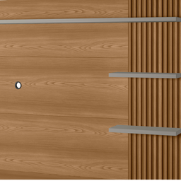 Painel Home Araruna Amendoa Titanio para Tv até 65 Polegadas Linea Brasil - 4