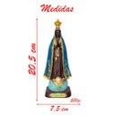 Ver imagem 2 de Santa Imagem Nossa Senhora Aparecida Resina 20,5cm
