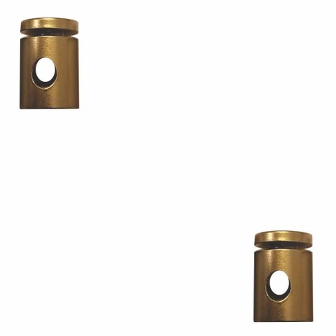 Kit-2 Desviador de Cabo Para Lustres e Pendentes e Luminária MD-6005/2 - Ouro Velho