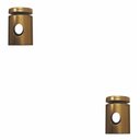 Ver imagem 1 de Kit-2 Desviador de Cabo Para Lustres e Pendentes e Luminária MD-6005/2 - Ouro Velho