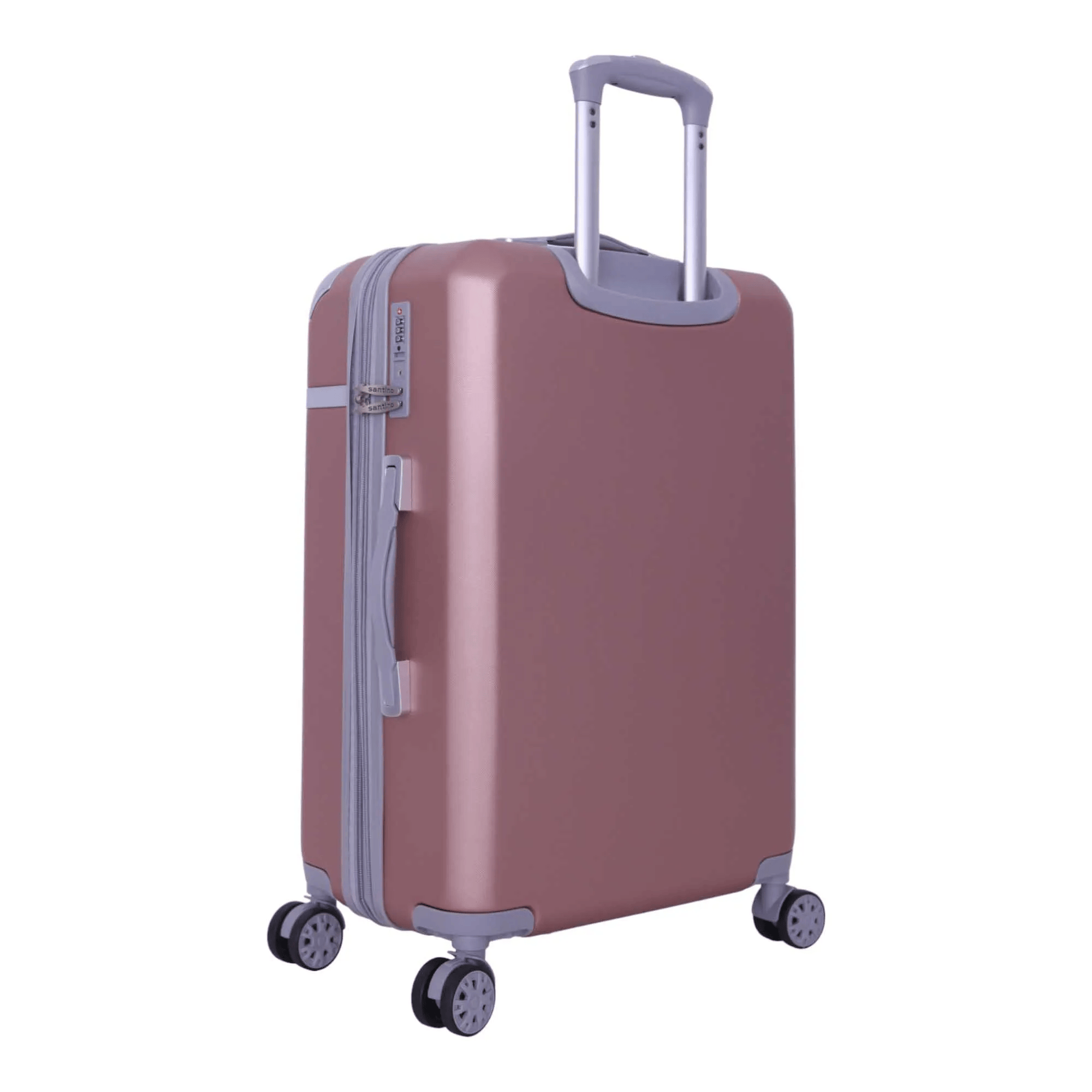 Mala Viagem Santino Sdv601 Rígida Expansor 360 Tsa Grande Rosa - 2