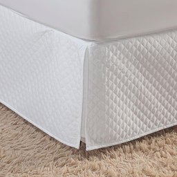 Saia para Cama Box King Pratic Matelada 1 Peça - Branco - 1
