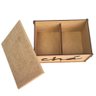 Caixa para Chás 100% Mdf (18x13x08) Mdf Cru - 4