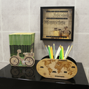 Ver imagem 3 de Cofre Decorativo de Parede Quadro Motocicleta em Aço e Vidroaço