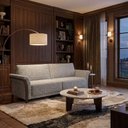 Ver imagem 6 de Sofá Living 2 Lugares Royal 162 cm Pes Madeira Boucle Tce 1018 Moll