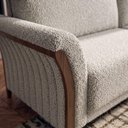 Ver imagem 7 de Sofá Living 2 Lugares Royal 162 cm Pes Madeira Boucle Tce 1018 Moll