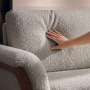 Ver mais imagens de Sofá Living 2 Lugares Royal 162 cm Pes Madeira Boucle Tce 1018 Moll