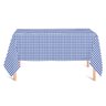 Toalha de Mesa Retangular em Oxford Xadrez Azul Royal 1,40m X 2,50m - 1