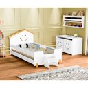 Ver imagem 1 de Cama Solteiro Luxo Infantil Alegra - Branca e Mel