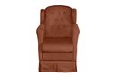 Ver imagem 3 de Puff e Poltrona Amamentação Balanço Quarto Baby Suede Terracota - Incasa Decor
