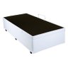 Base Cama Box Baú Solteiro Couro Sintético Branco 43x88x188 - 2