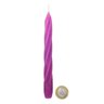 Kit 10 Velas Castiçal Lilás Espiral 20 Cm Candelabro - 3