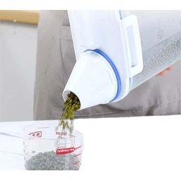 Pote Hermético Acrílico com Copo e Bico Dosador - Kit com 2 - 3