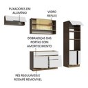 Ver imagem 5 de Armário de Cozinha Completa 270cm Rustic/Branco Stella Madesa 09