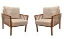 Ver imagem 1 de KIT 2 POLTRONAS DECORATIVA LUXO CALIFÓRNIA DORA BELA Califónia 0119