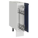 Ver imagem 2 de Balcão Porta-temperos 20 Cm 1 Porta (sem Tampo) Branco/azul Vik Madesa