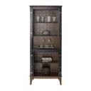 Ver imagem 2 de Cristaleira Malu 4 Portas Cor Preto com Amendoa 180 Cm - 62821