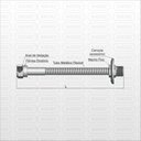 Ver imagem 5 de Tubo Flexível De Alta Vazão 40cm 1/2"M X 3/4"F Haenke