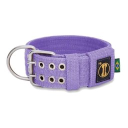 Coleira Cachorro Grande Forte Coleira Amorosso Cor Lilás:GG - 1