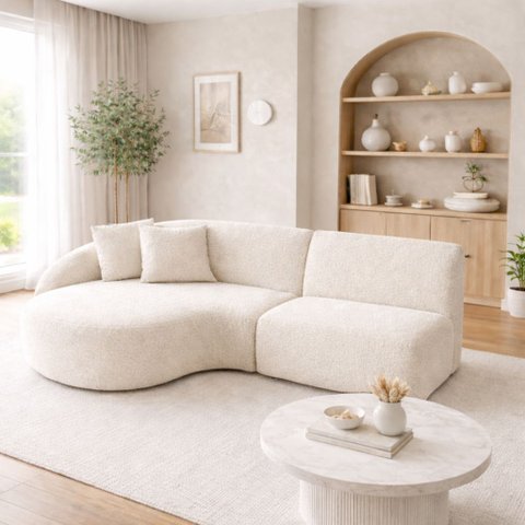 Sofá 3 Lugares Bariloche Modular Moderno Linho