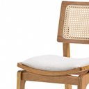 Ver imagem 6 de Cadeira de Madeira Vik Freijó Encosto Tela Sextavada Natural