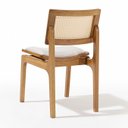 Ver imagem 5 de Cadeira de Madeira Vik Freijó Encosto Tela Sextavada Natural