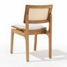 Cadeira de Madeira Vik Freijó Encosto Tela Sextavada Natural - 5