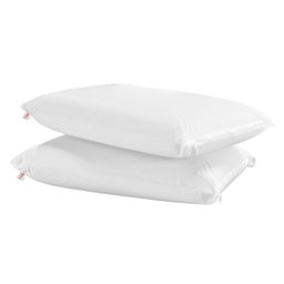 2 Capas Protetor De Travesseiro Impermeável Zíper Anti-ácaro Não Faz Barulho Hotelaria - 1