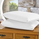 Ver imagem 2 de 2 Capas Protetor De Travesseiro Impermeável Zíper Anti-ácaro Não Faz Barulho Hotelaria