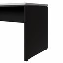 Ver imagem 6 de Mesa Escritório Escrivaninha 180cm X 70cm Pés Painel F5 Cor:cinza Sagrado com Preto