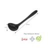 Colher Escumadeira Concha Silicone Rosa Cozinha 3un - 6