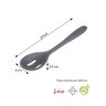 Colher Escumadeira Concha Silicone Rosa Cozinha 3un - 5