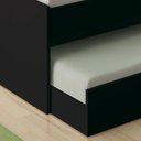Ver mais imagens de Cama Solteiro Bicama com Estante Ditália Bb-28-29 Preto