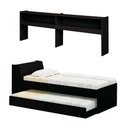 Ver imagem 1 de Cama Solteiro Bicama com Estante Ditália Bb-28-29 Preto
