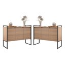 Ver imagem 1 de Armario Industrial 3 Portas Balso Conjunto 2 Peças - Montana