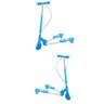 Kit 2 Patinete Frog Infantil 3 Rodas Com Luzes Azul Dm Toys - 2