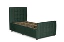 Ver imagem 2 de Cama com Cabeceira Solteirão Viúva Estofada Uvaia 120cm Suede:verde