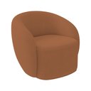 Ver imagem 6 de Conjunto 1 Sofá Living 180cm e 1 Poltrona Decorativa Sala de Estar Íbis Encosto Fixo Bouclê Terracot
