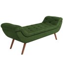 Ver imagem 2 de Puff Recamier Decorativo com Tachas 195 cm Santorini Couríssimo Verde - Lyam Decor
