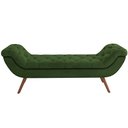 Ver imagem 4 de Puff Recamier Decorativo com Tachas 195 cm Santorini Couríssimo Verde - Lyam Decor