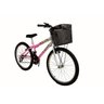 Bicicleta Infantil Aro 24 New Bike 18 Marchas Rosa - 1